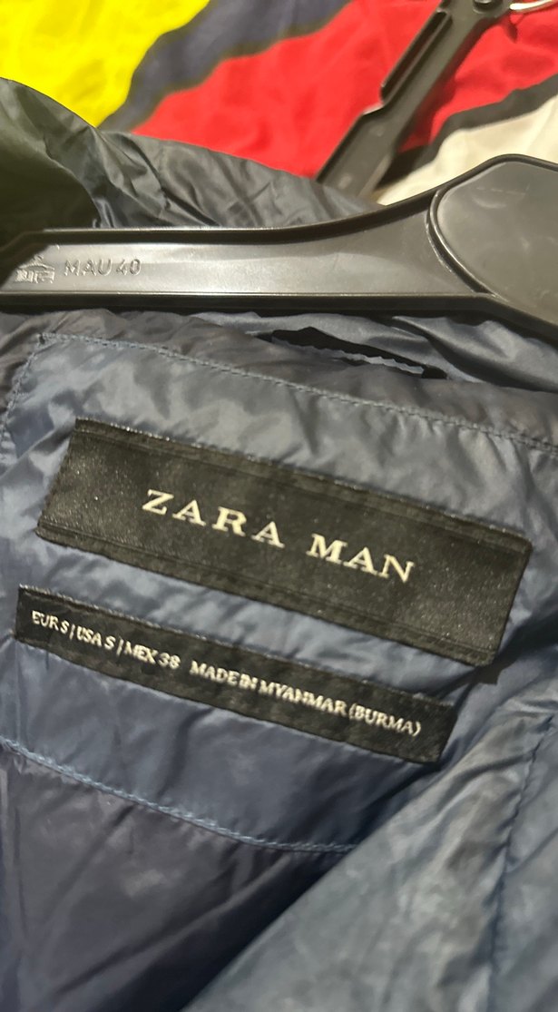 Erkek Lacivert Fermuarlı İnce Mont - Görsel 3