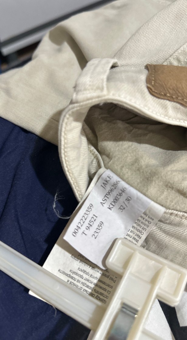 Bej Denim Erkek Pantolon - Görsel 3