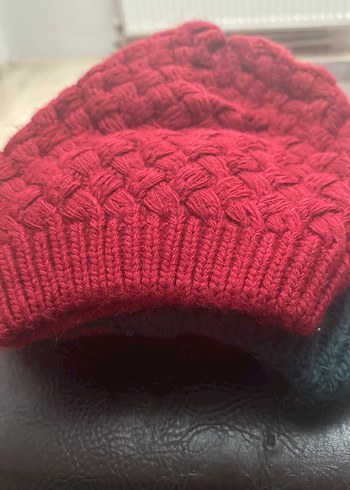 Renkli Örgü Kadın Bere Seti - Görsel 4