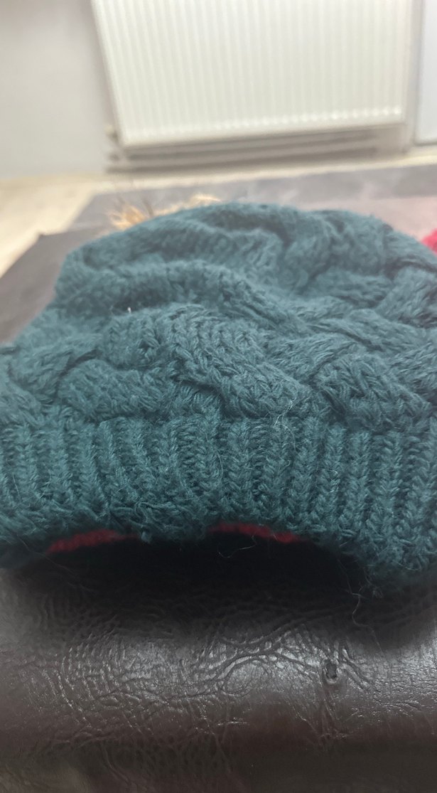 Renkli Örgü Kadın Bere Seti - Görsel 3