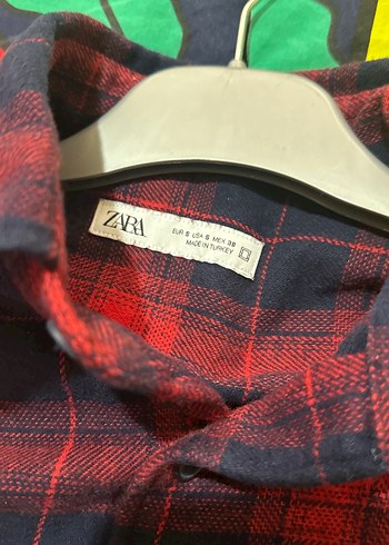 Erkek uzun kollu kırmızı kareli gömlek - Görsel 3