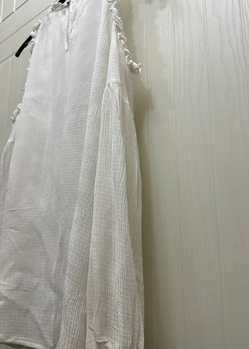 Omuzları açık uzun kollu yakası fırfırlı çok - Görsel 4