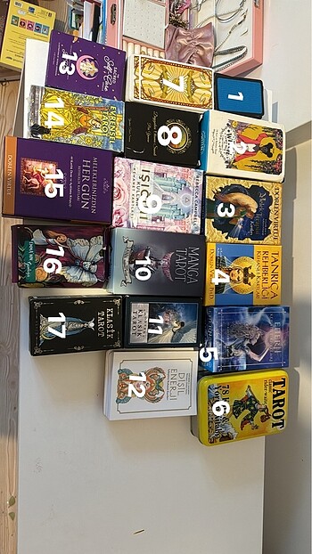 SIFIR YADA 1-2 KEZ KULLANILMIŞ TAROT KARTLARI