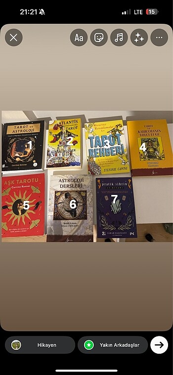 Tarot eğitim kitapları