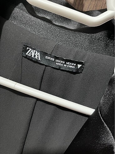 Zara Zara Saten Gömlek Elbise