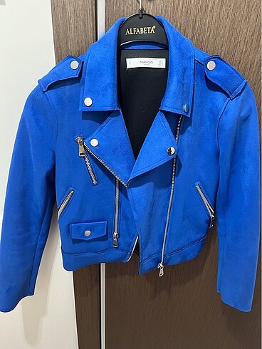 Mango süet biker ceket