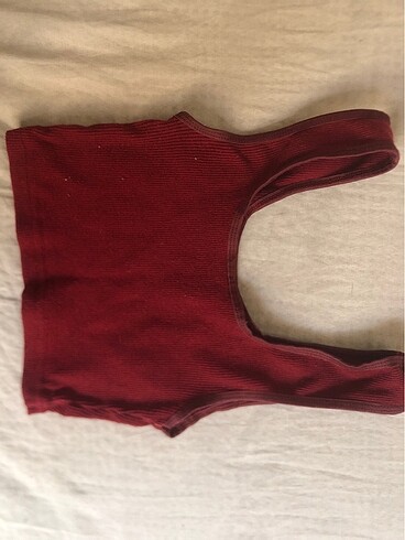 Trendyol & Milla Bordo Askılı Crop
