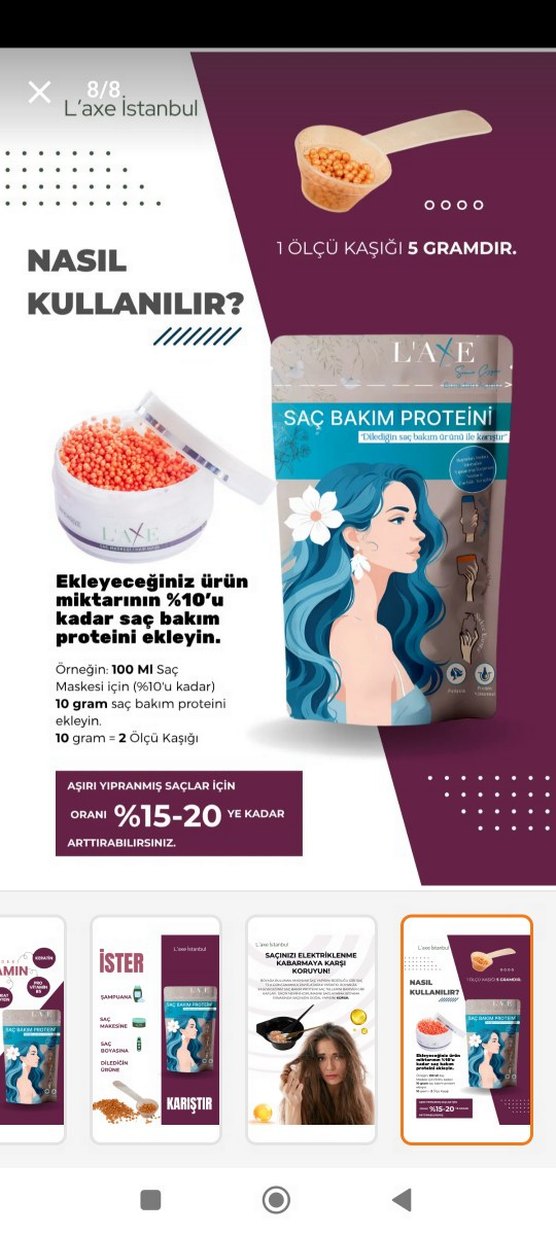 L'axe Saç Bakım Proteini Collagen & Wheat Protein - Görsel 5