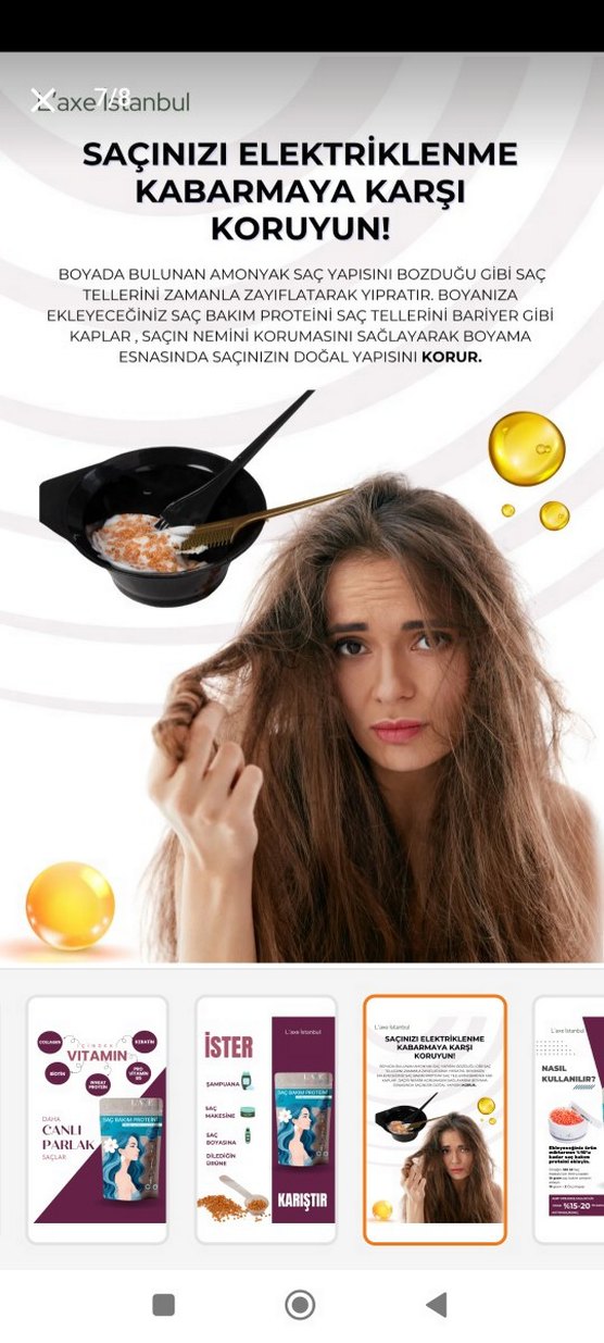 L'axe Saç Bakım Proteini Collagen & Wheat Protein - Görsel 4