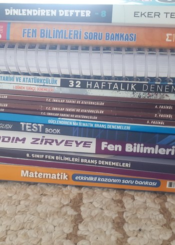  8. Sınıf Sınav Hazırlık Kitapları Seti