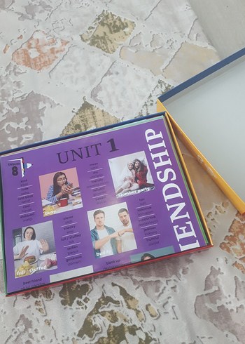  Beden 8 Parçalı Renkli İngilizce Eğitim Seti 8 sınıf