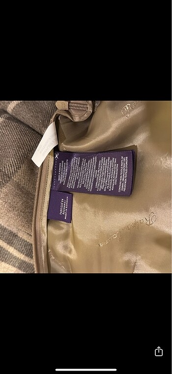 s Beden kahverengi Renk Ralph Lauren kumaş pantolon