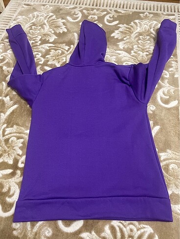 s Beden Orjinal mavi mor renkte sweatshirt