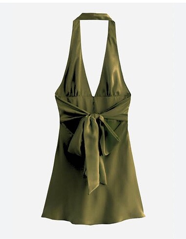 Zara Zara saten elbise