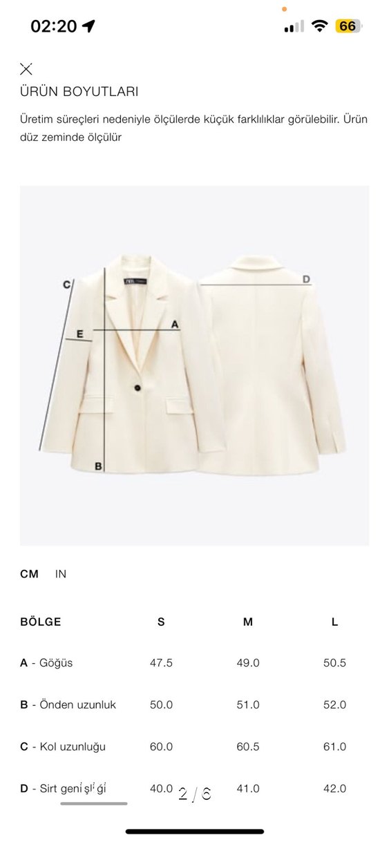 Zara bukle ceket - Görsel 2