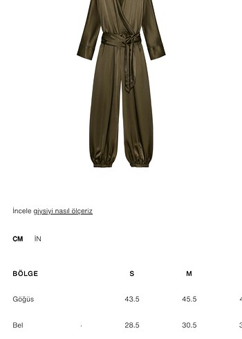 Zara saten tulum - Görsel 3