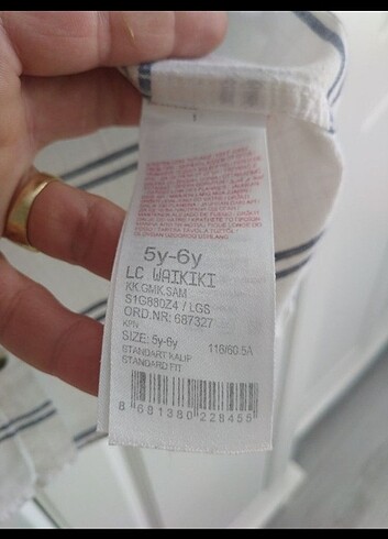 5 Yaş Beden beyaz Renk Erkek çocuk gömlek (5-6 yaş) 