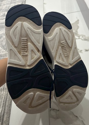 Puma Lacivert Spor Ayakkabı - Görsel 3