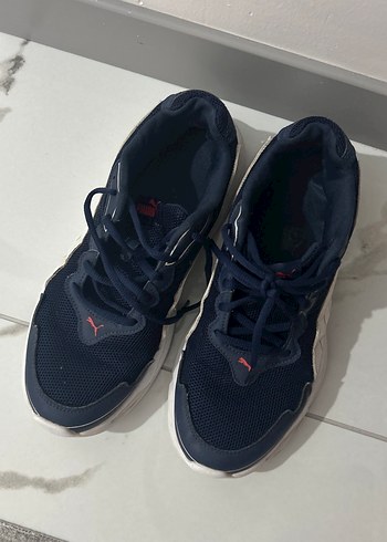 Puma Lacivert Spor Ayakkabı - Görsel 4