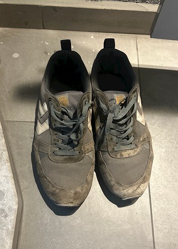Hummel Gri Bagcikli Gunluk Spor Ayakkabi
