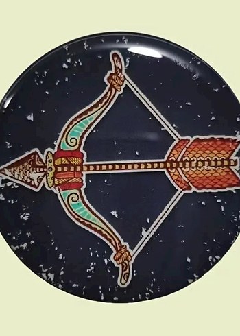 Siyah Akrep Desenli Toz Kutusu - Görsel 3