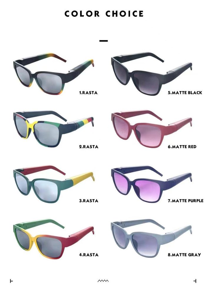 Mor Minimalist Kadın Güneş Gözlüğü - Görsel 3