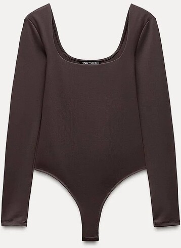 Zara Kare yaka poliamid body