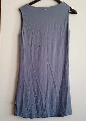 Diğer Gri Kolsuz Hamile Midi Tunik