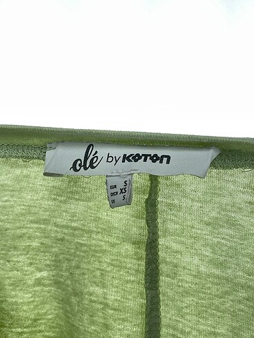 s Beden yeşil Renk Koton T-shirt %70 İndirimli.