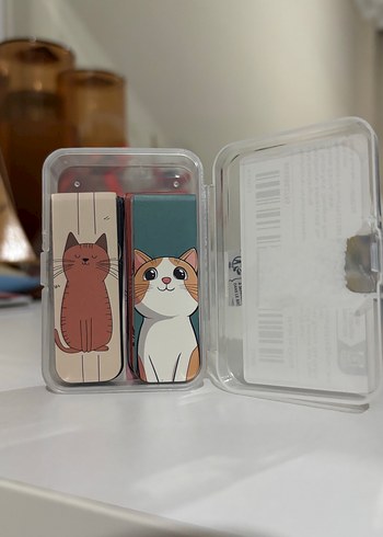 Renkli Kedi Temalı Kitap Ayracı Seti - Görsel 3