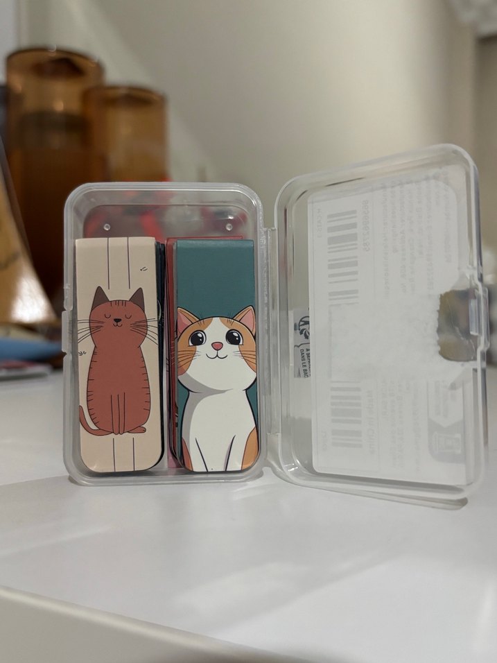 Renkli Kedi Temalı Kitap Ayracı Seti - Görsel 3