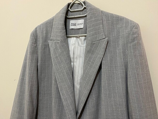 xl Beden Gri Blazer Ceket