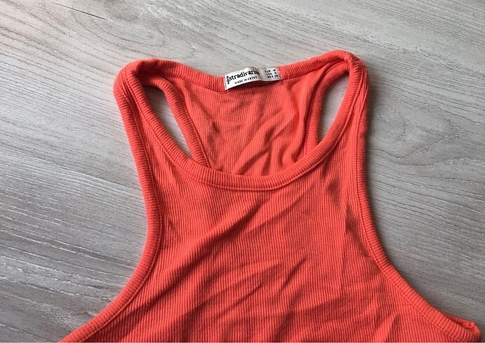 m Beden Stradivarius Turuncu Crop