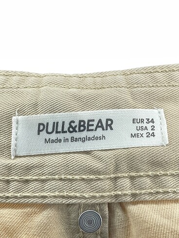 34 Beden ten rengi Renk Pull and Bear Jean / Kot %70 İndirimli.