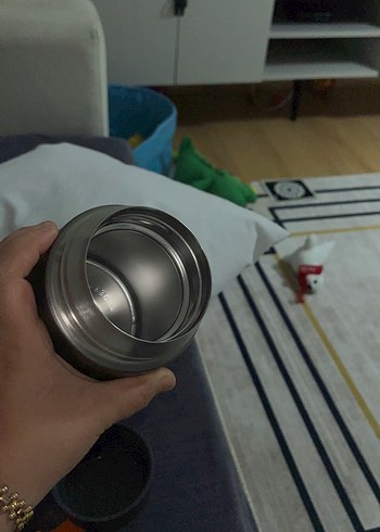 Baby Plus gri Çocuk Termosu - Görsel 6