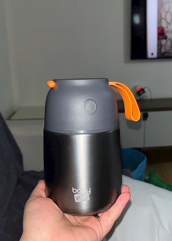 Baby Plus gri Çocuk Termosu - Görsel 10