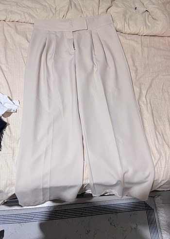 Bej rengi kumaş pantolon - Görsel 2