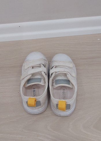 Beyaz Erkek Çocuk Cırt Cırtlı Spor Ayakkabı