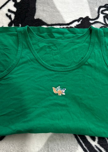 Renkli Baskılı Yeşil Çocuk Atlet - Görsel 3