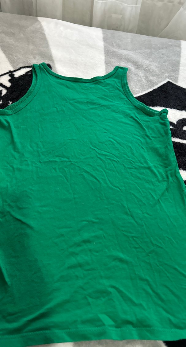 Renkli Baskılı Yeşil Çocuk Atlet - Görsel 2