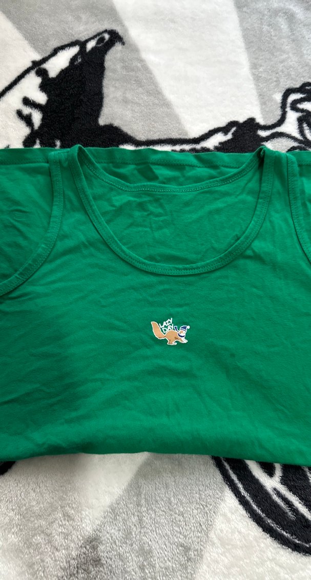 Renkli Baskılı Yeşil Çocuk Atlet - Görsel 3