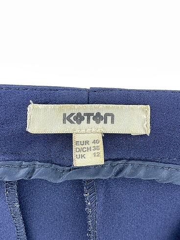 40 Beden lacivert Renk Koton Kumaş Pantolon %70 İndirimli.