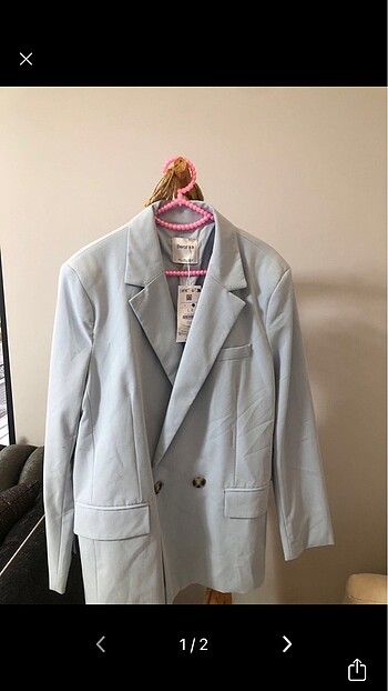 Bershka blazer ceket etiketli