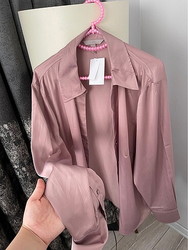H&M Hm saten gömlek