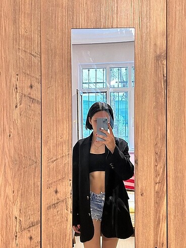 s Beden siyah Renk oversize blazer ceket