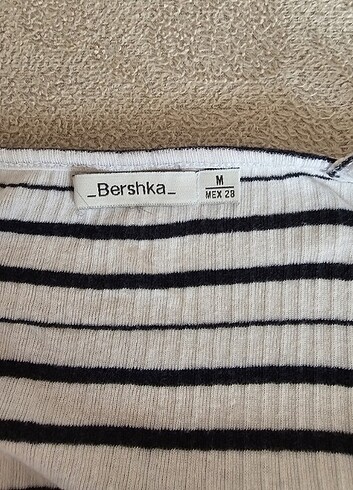 Bershka Bershka çizgili crop