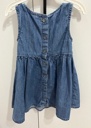 Lcw Nakışlı Kot Kız Çocuk Elbise - Görsel 5