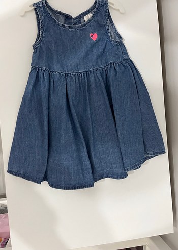 Lcw Nakışlı Kot Kız Çocuk Elbise - Görsel 2