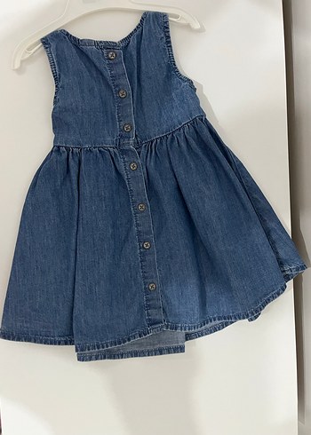 Lcw Nakışlı Kot Kız Çocuk Elbise - Görsel 4