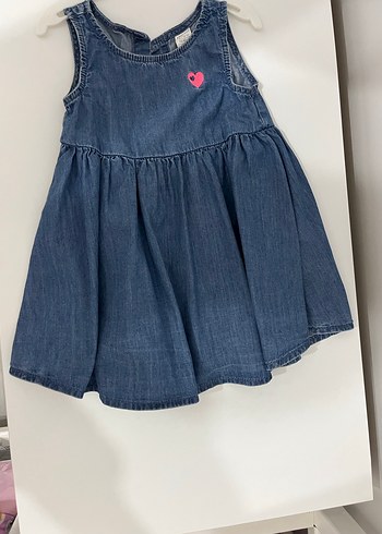 Lcw Nakışlı Kot Kız Çocuk Elbise - Görsel 3